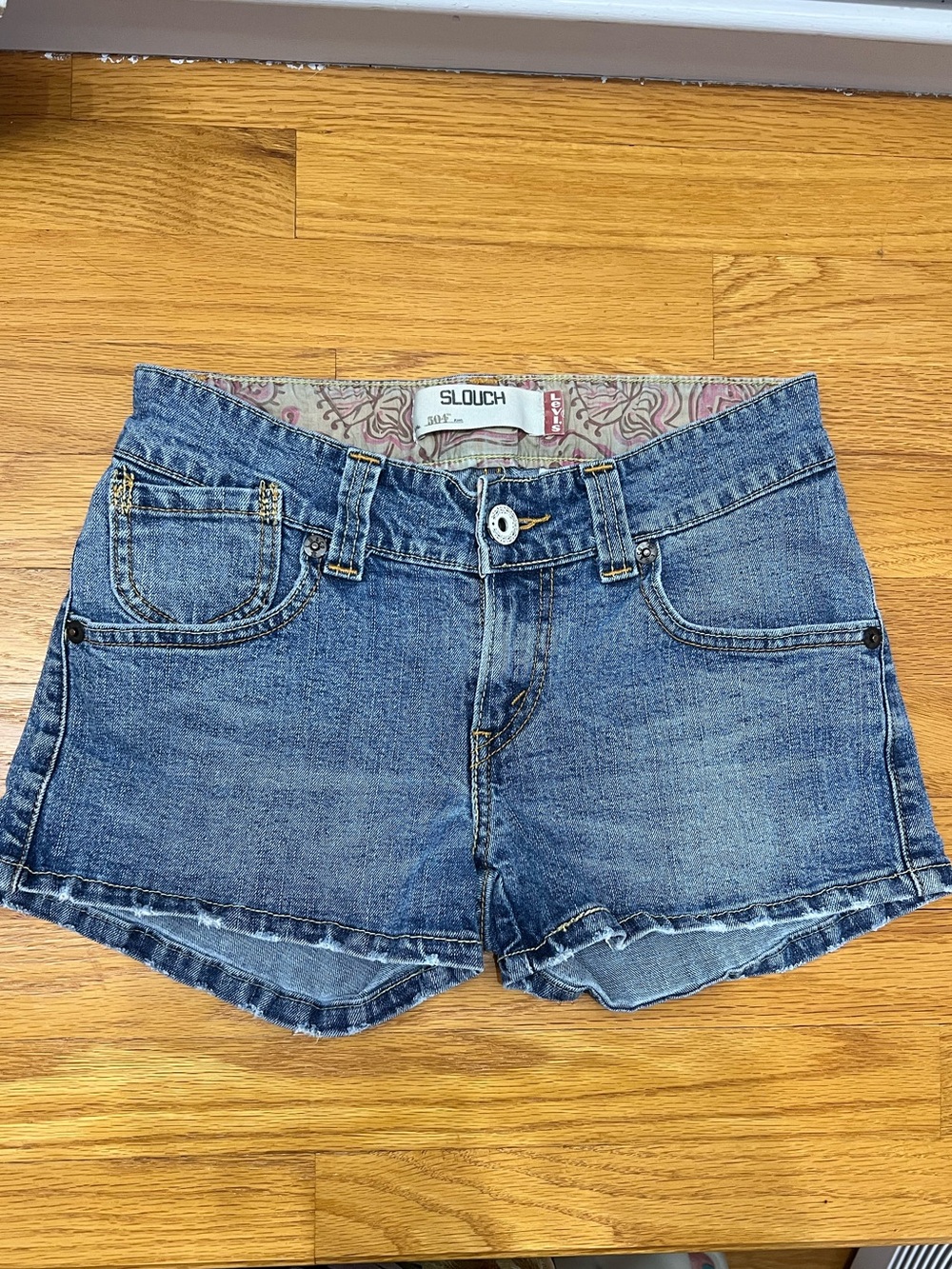 Levi's Blue Denim Y2k Jean Shorts